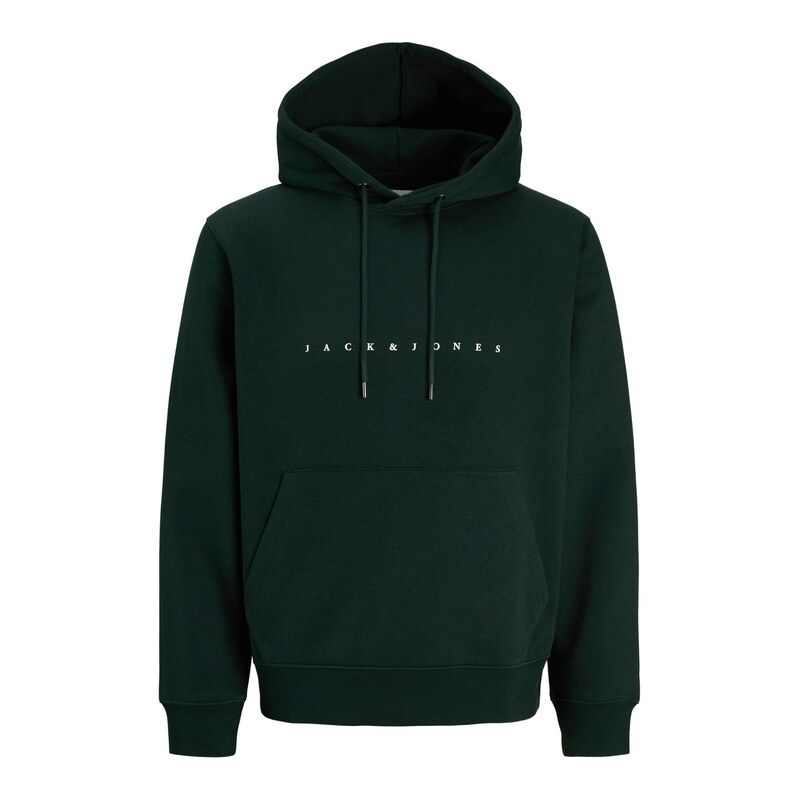 JACK & JONES Mikina JJESTAR tmavě zelená
