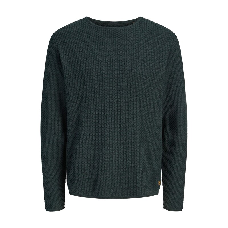 JACK & JONES Svetr JPRBLUMASON tmavě zelená