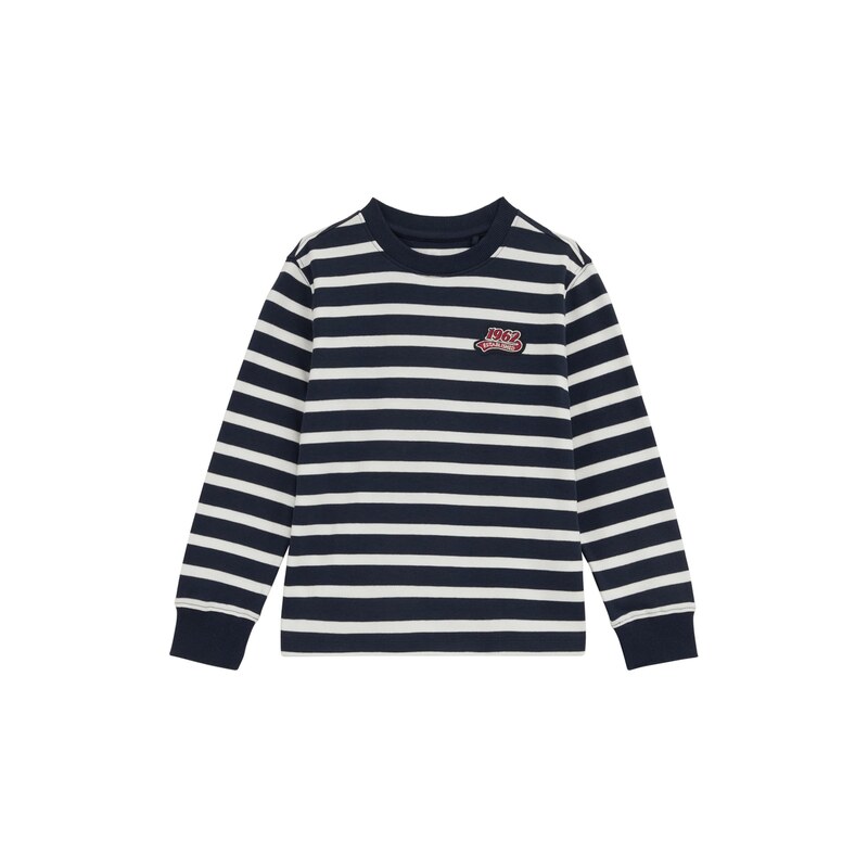 WE Fashion Tričko námořnická modř / bílá