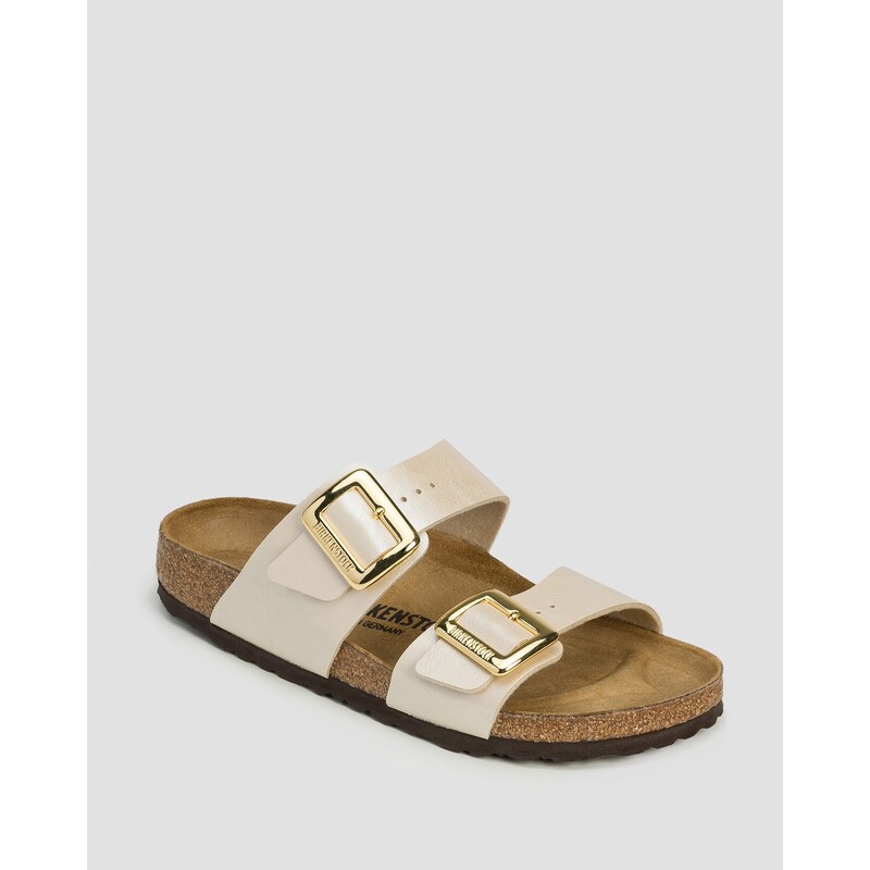 Dámské Béžové Pantofle Birkenstock Sydney Cb Bf Narrow