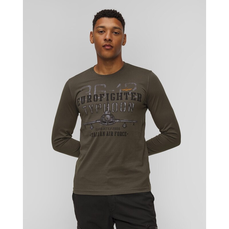 Pánský Longsleeve S Potiskem Aeronautica Militare