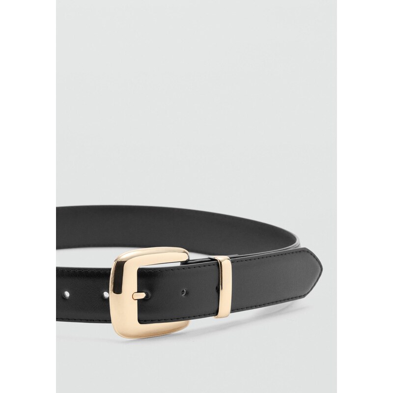 MANGO Opasek BELT APEN3 černá