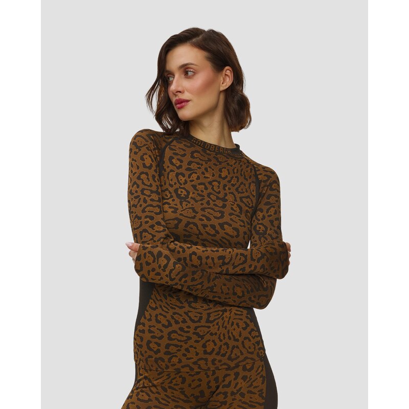 Dámský Longsleeve Se Zvířecím Vzorem Goldbergh Feline