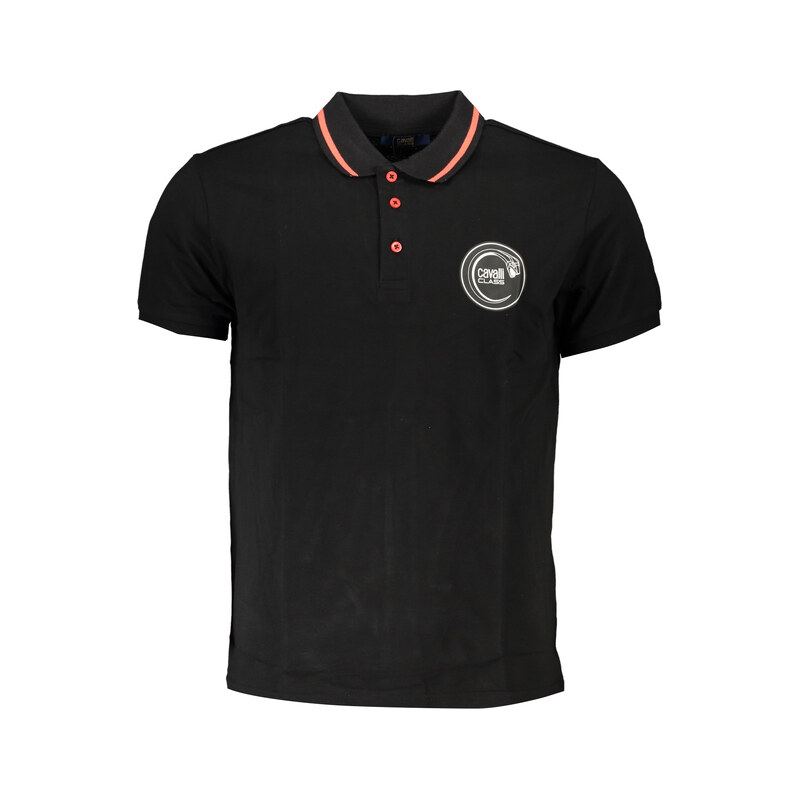 Černé pánské polo triko Cavalli Class