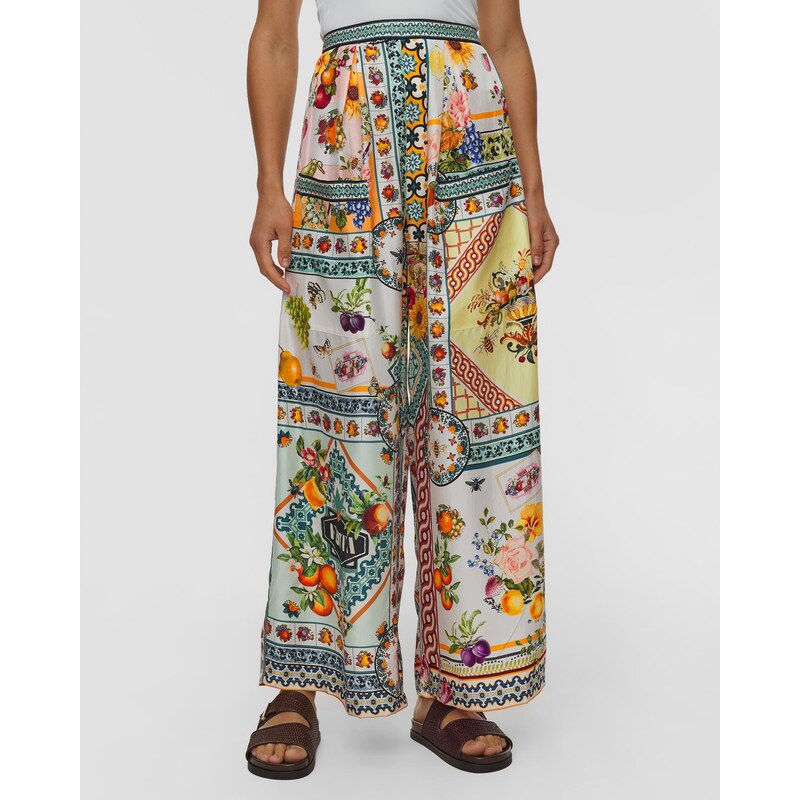 Hedvábné široké Kalhoty Camilla Wide Leg Magic Of The Mercado
