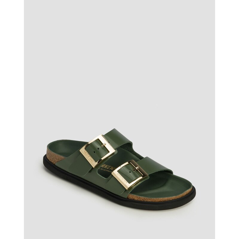 Dámské Pantofle Birkenstock Arizona Droplet Buckle Natural