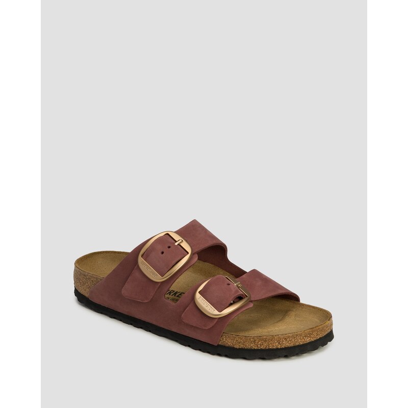 Dámské Pantofle Birkenstock Arizona Big Buckle Nubuck Leather