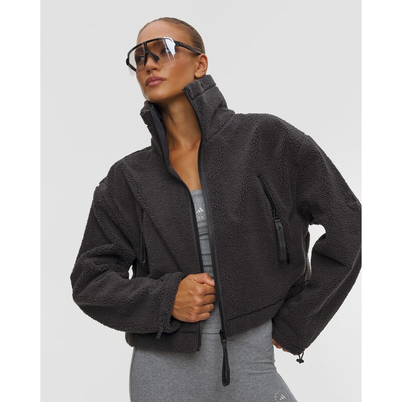 Černá Dámská Mikina Na Zip Adidas By Stella Mccartney