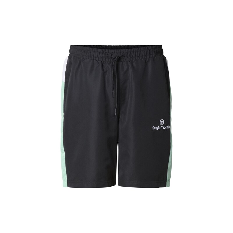 Sergio Tacchini Sportovní kalhoty Granada černá / bílá
