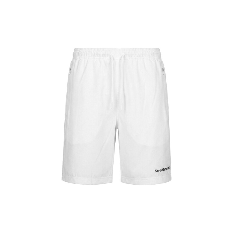 Sergio Tacchini Sportovní kalhoty Riflesso černá / bílá