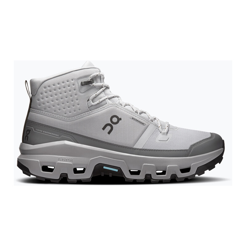 Pánské turistické boty On Cloudrock Mid Waterproof glacier/alloy