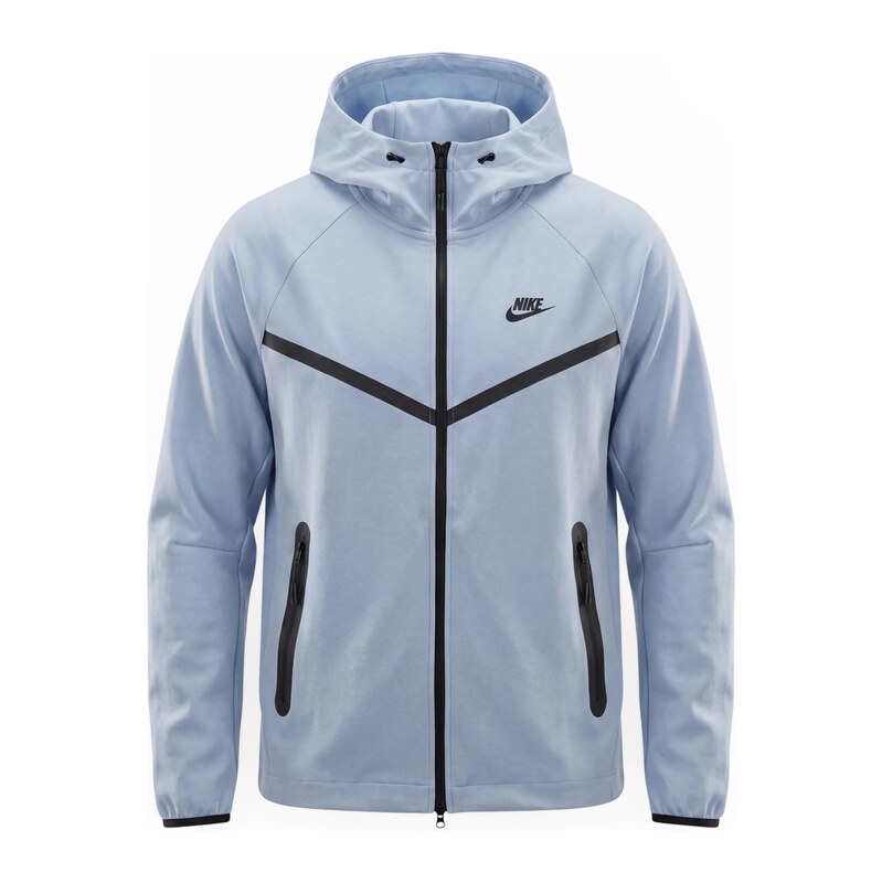 Nike Sportswear Přechodná bunda světlemodrá / černá