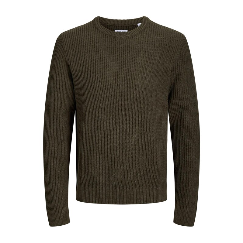 Jack & Jones Plus Svetr JJPannel zelený melír