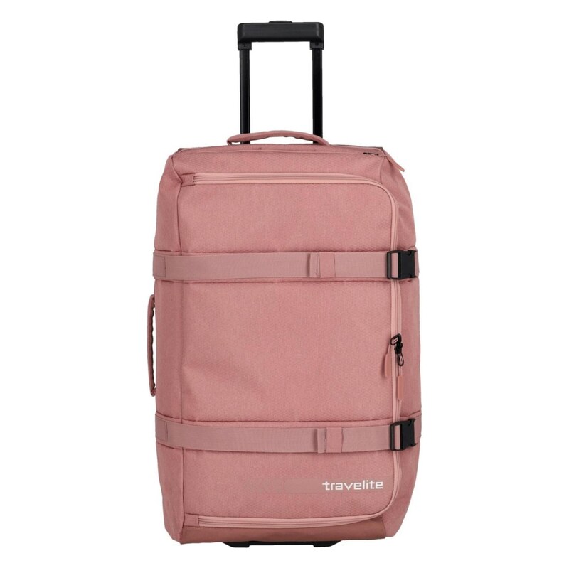 TRAVELITE Kufr na kolečkách růžová