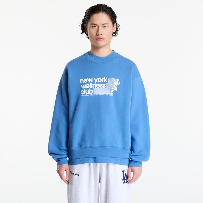 Mikina Sporty & Rich USA Wellness Club Crewneck UNISEX Dusty