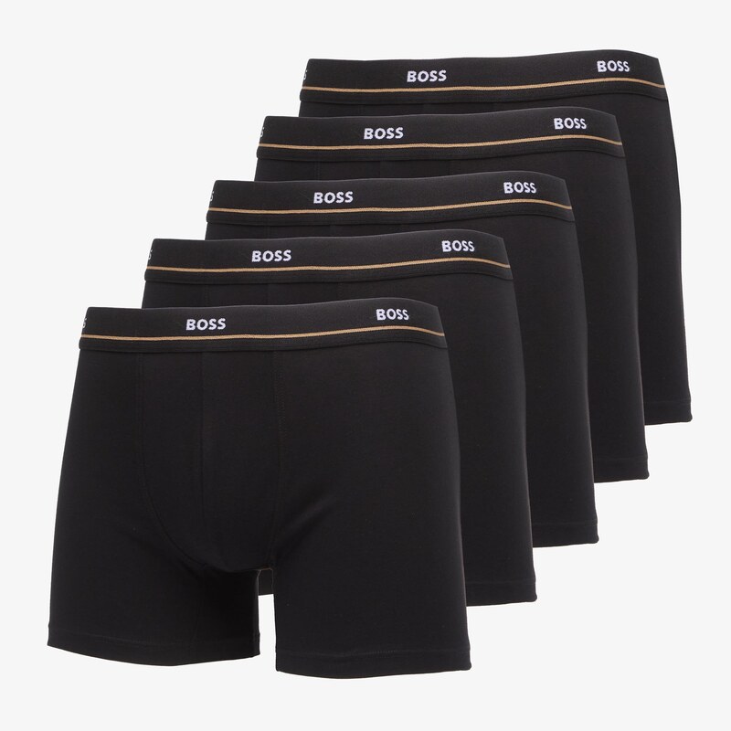 Boxerky Hugo Boss Boxer Briefs 5-Pack Essential Black L