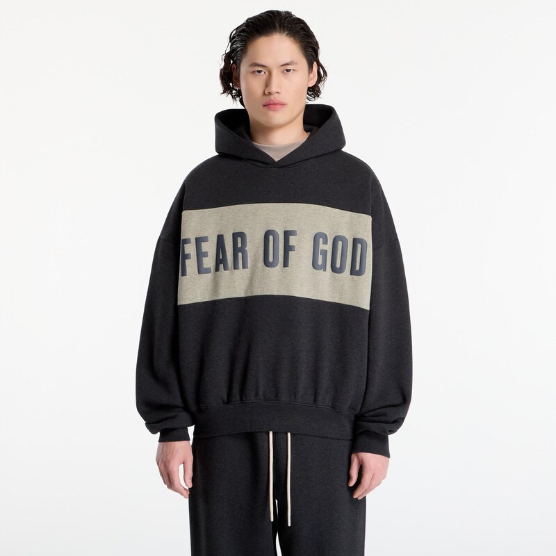 Mikina Fear Of God Essentials Cropped Relaxed Panelled Hoodie