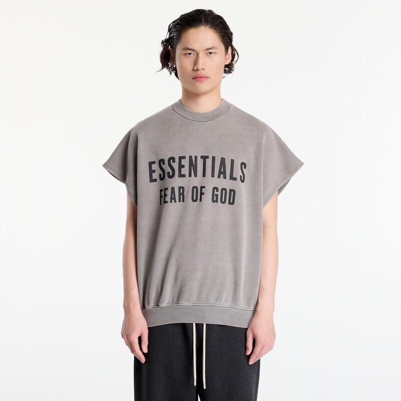 Mikina Fear Of God Essentials Relaxed Fleece Cutoff Sweatshirt
