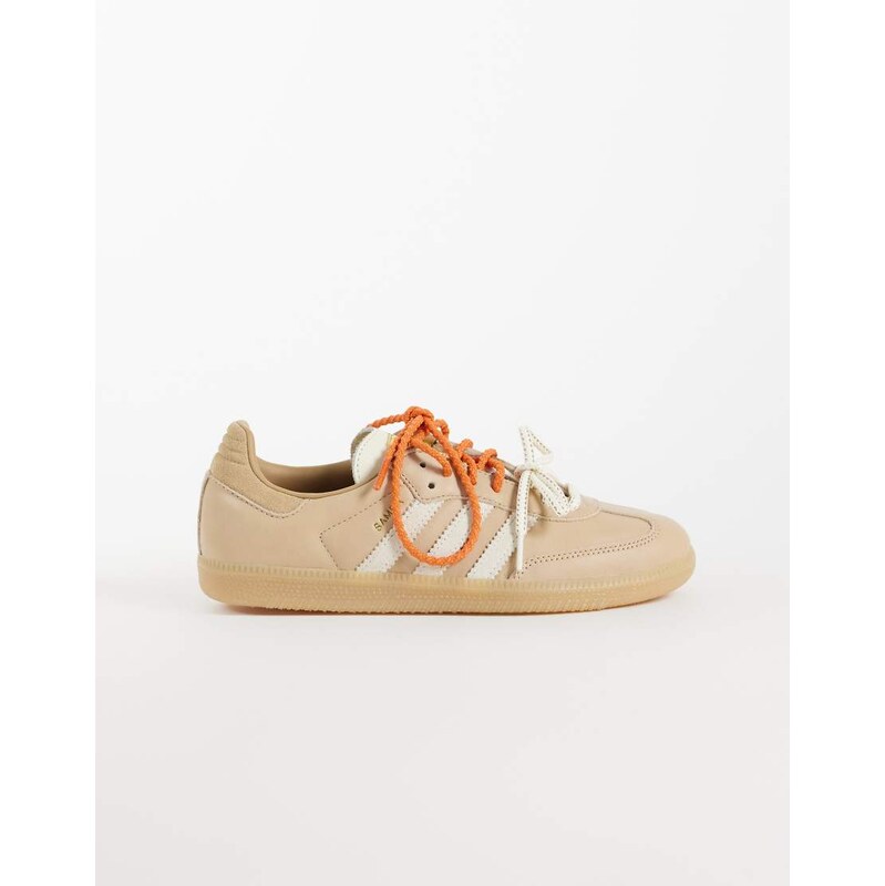 adidas Originals Samba OG trainers in cream and beige with
