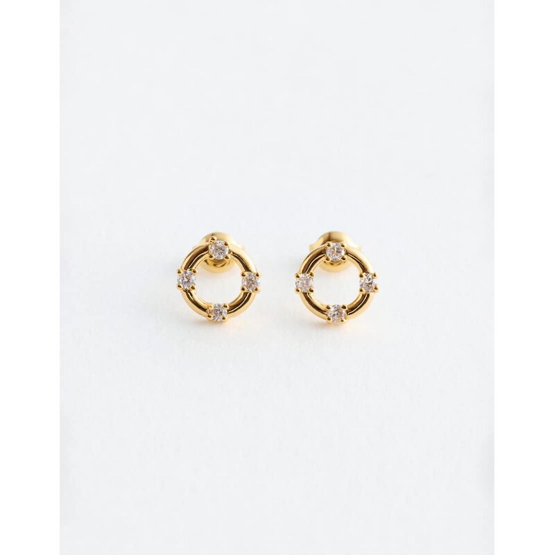 & Other Stories circle stud in gold