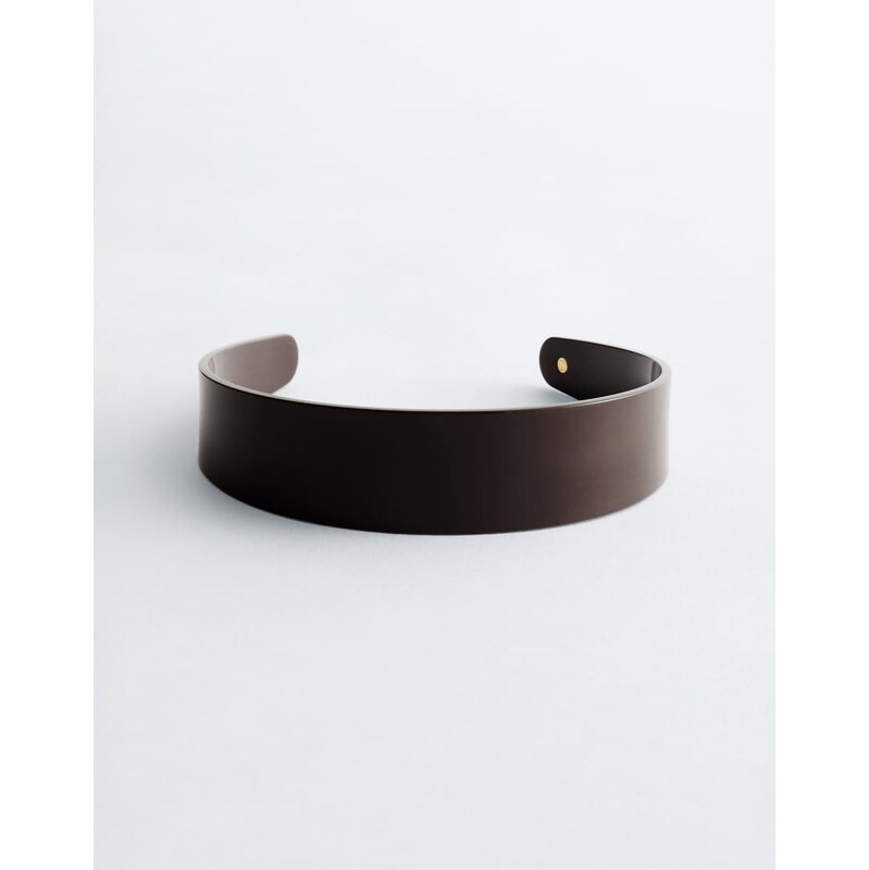 & Other Stories headband in dark brown