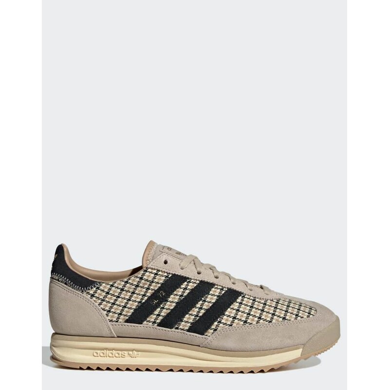 adidas Originals Sl 72 rs shoes in khaki three / core black