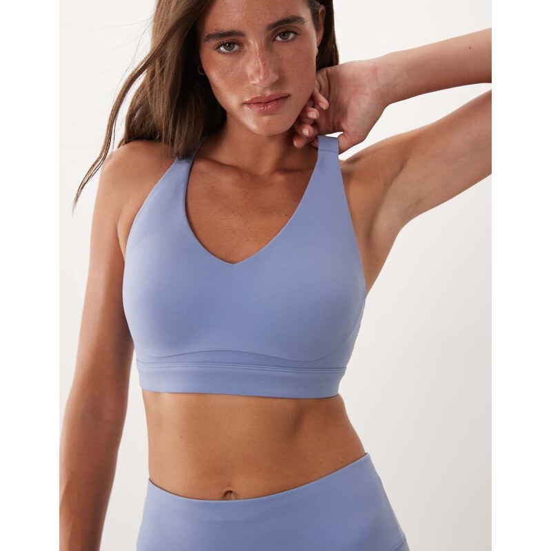 Sweaty Betty power pulse sports bra in faded blue