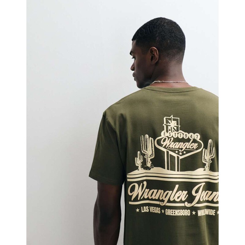 Wrangler vintage tee in green
