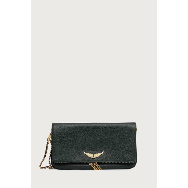 Zadig&Voltaire taška dámská kožená ROCK GRAINED LEATHER