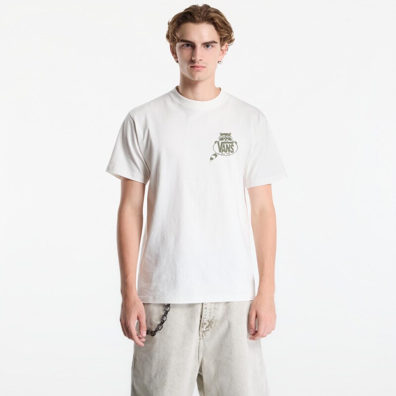 Tričko Vans Trashy SS Tee Marshmallow XXL