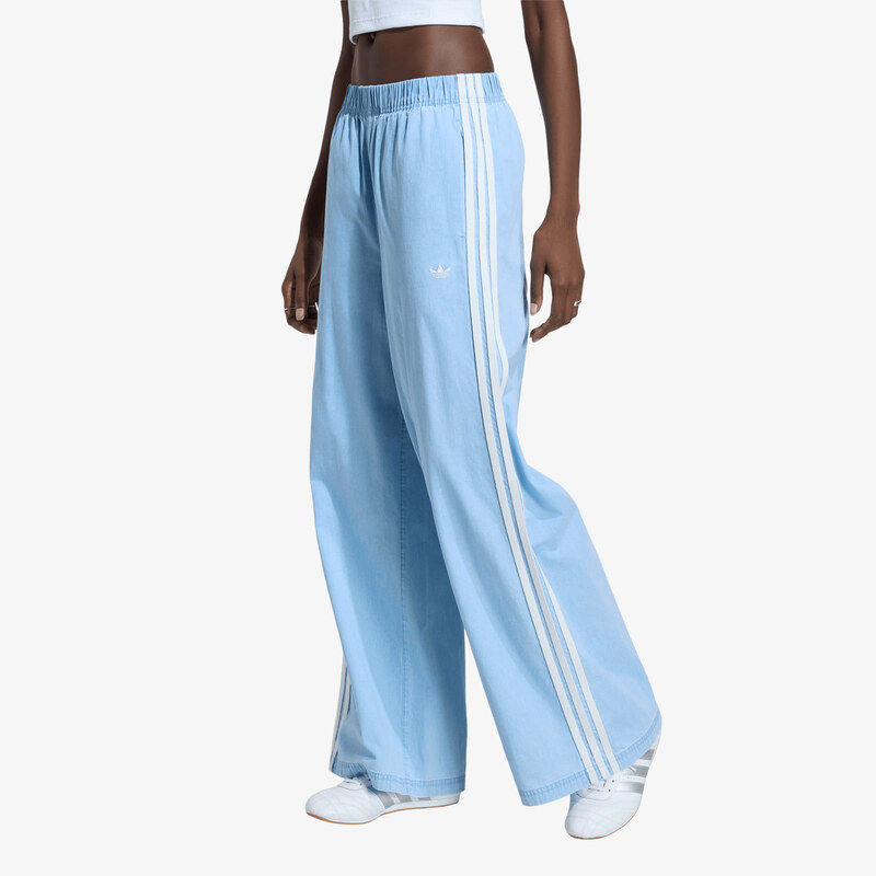 Kalhoty adidas Originals Summer Glow Denim Wide Leg Light Denim