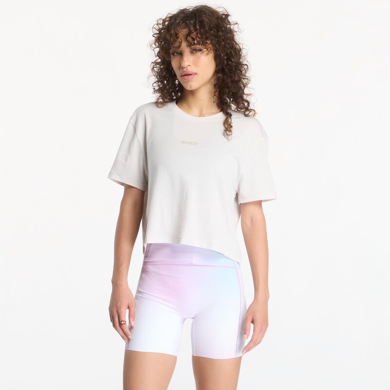 Tričko BANDIT Womens Micromesh Cropped Run Tee Plaster S
