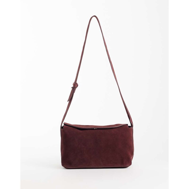 ASOS DESIGN suede relaxed adjustable shoulder and cross body bag
