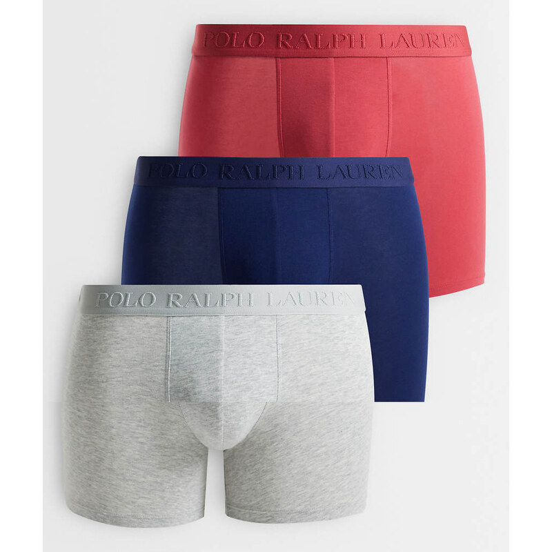 Polo Ralph Lauren boxer brief with tonal branding in navy, white