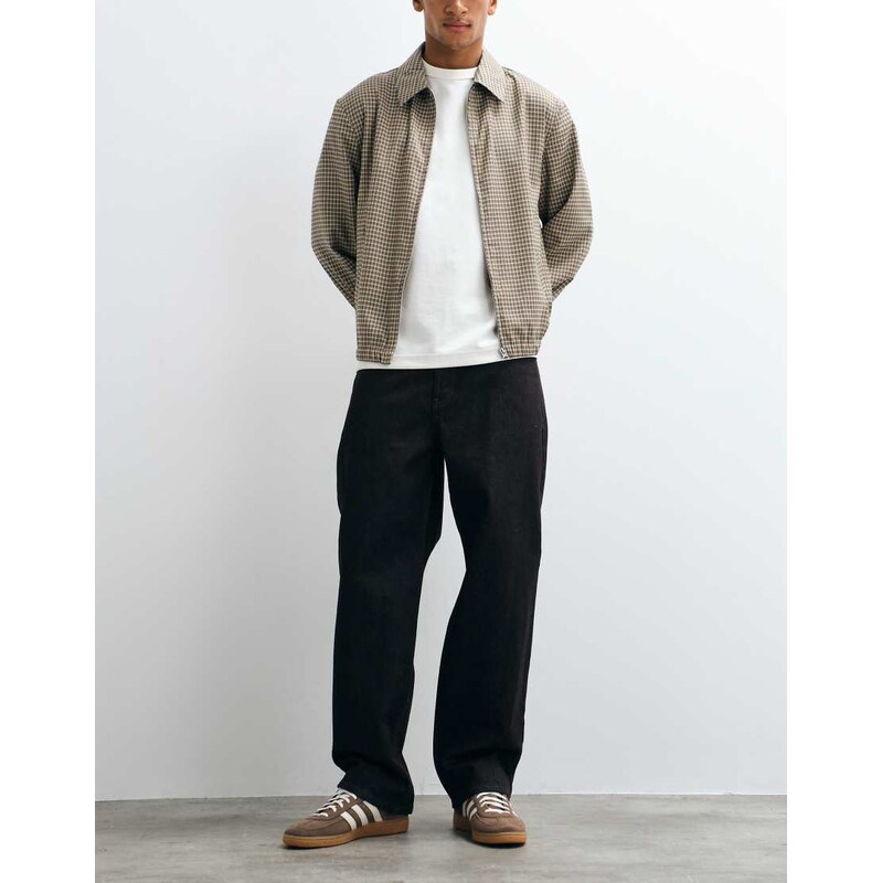 ONLY & SONS Fade loose fit jeans in deep brown rinse