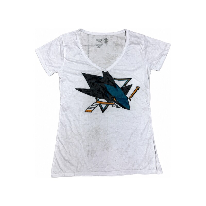 Concepts Sport Dámské tričko San Jose Sharks NHL White Shadow