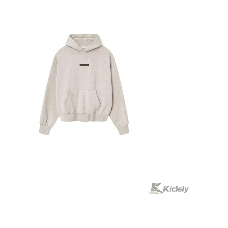 Fear of God Essentials Classic Fleece Hoodie Heather Stone