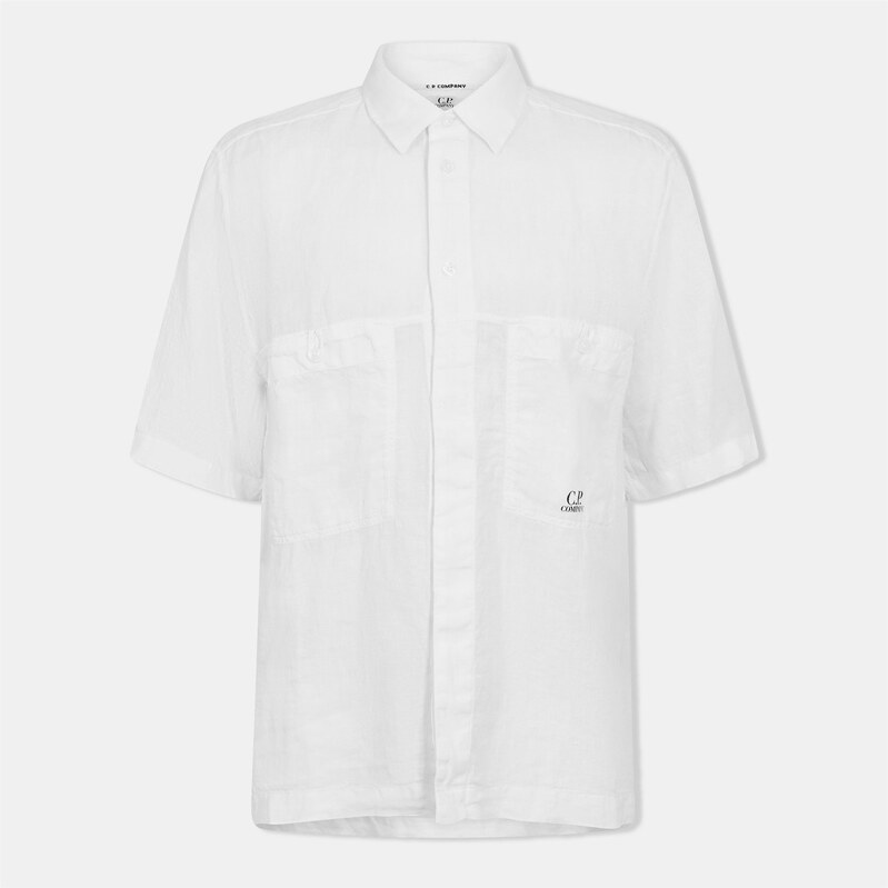 Košile CP COMPANY Gauze White 103 5764365