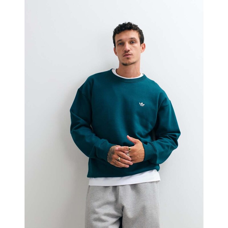 adidas Originals essential loose fit sweatshirt in green