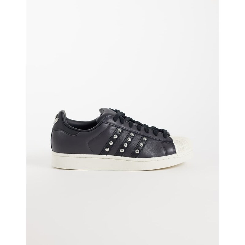 adidas Originals Superstar II trainers in grey and black