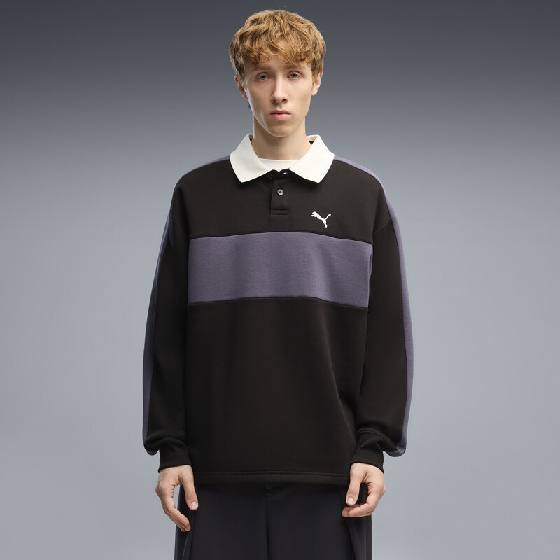 PUMA T7 Relaxed Polo Crew Neck Sweatshirt Men
