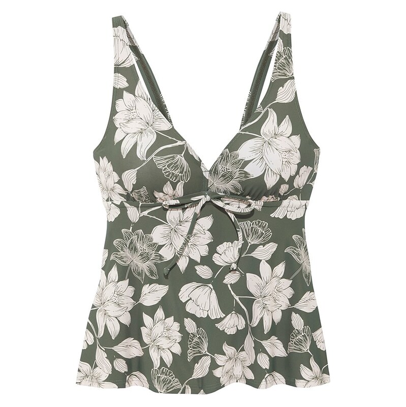 Plavky s.Oliver Grün/ Creme 8631226