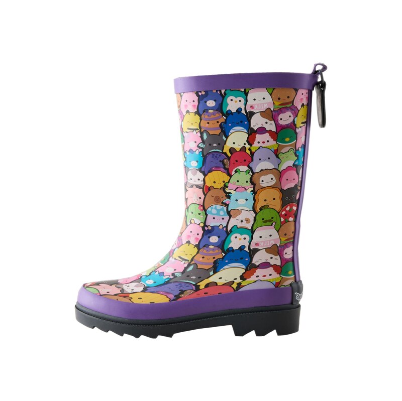 Next Gumové holínky Wellies modrá / tmavě fialová / světle