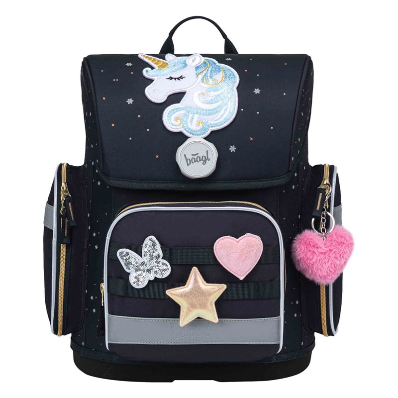 Baagl Ergo Unicorn Dětské Školní Aktovka, Modrá One Size