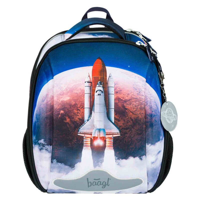Baagl Shelly Space Shuttle Dětské Školní Aktovka, Modrá One Size