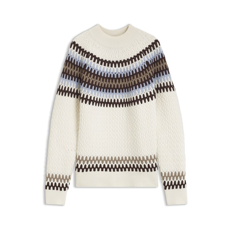 BOSS Fair-Isle-patterned sweater in virgin wool