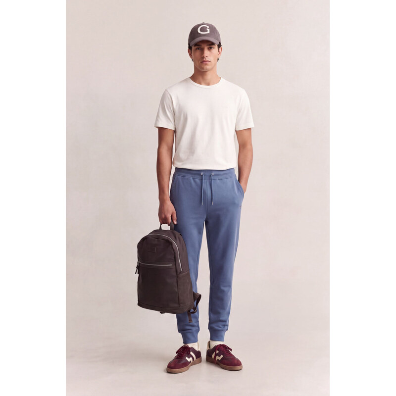 TEPLÁKY GANT REG SHIELD SWEATPANTS BLUE HORIZON