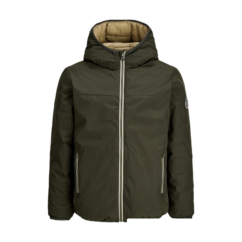 Jack & Jones Junior Přechodná bunda JJBrooklyn olivová