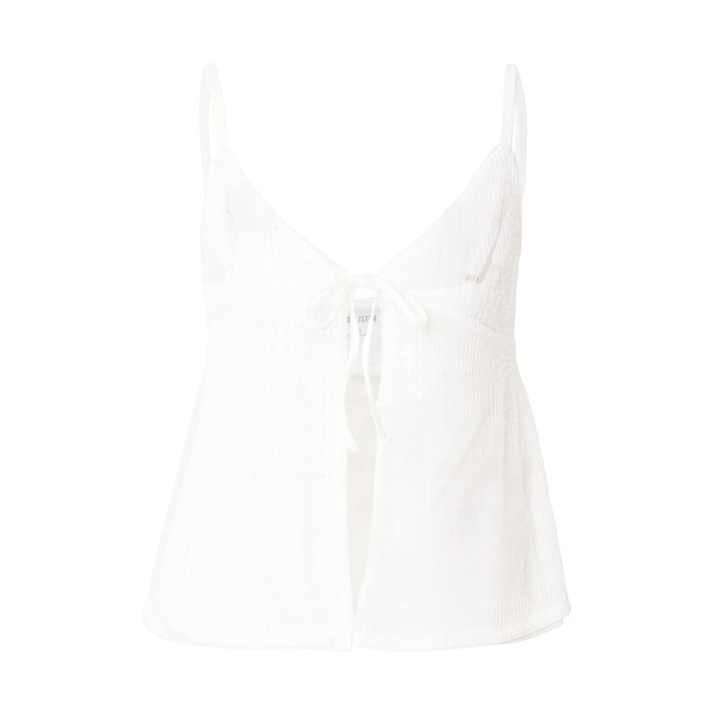 HOLLISTER Top bílá