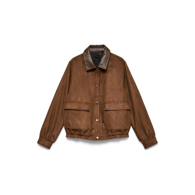 VERO MODA Přechodná bunda VMDARIAMARIA čokoládová